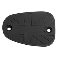 Billet Disc Brake Fluid Reservoir Master Cylinder Cap - Union Jack - Black